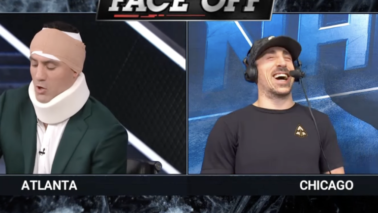 Brad Marchand and Paul Bissonnette continued to trade chirps during Wednesday's broadcast.